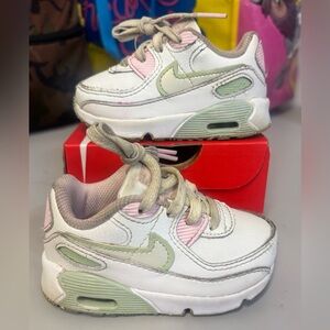 Nike Air Max 90 TD 'Summit White/Pink Foam' - Size 5C